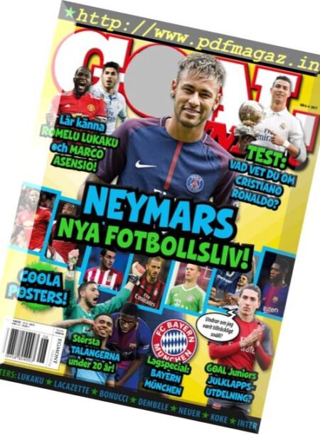Goal Junior – december 2017 Cover
