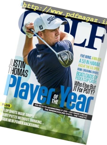 Golf Magazine USA – January 2018 Cover