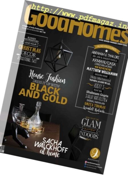 GoodHomes India – December 2017 Cover