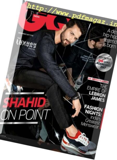 GQ India – December 2017 Cover
