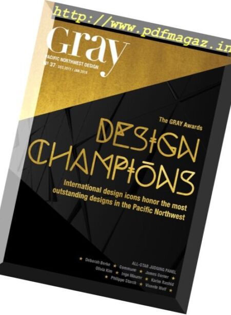 Gray Magazine – December 2017-January 2018 Cover