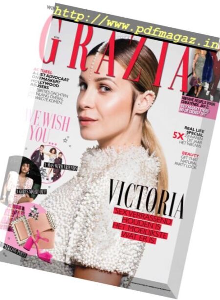 Grazia Netherlands – 13 december 2017 Cover