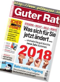 Guter Rat – Januar 2018