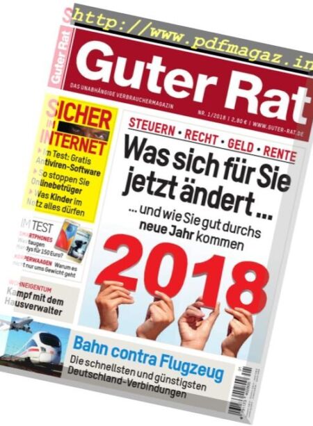 Guter Rat – Januar 2018 Cover