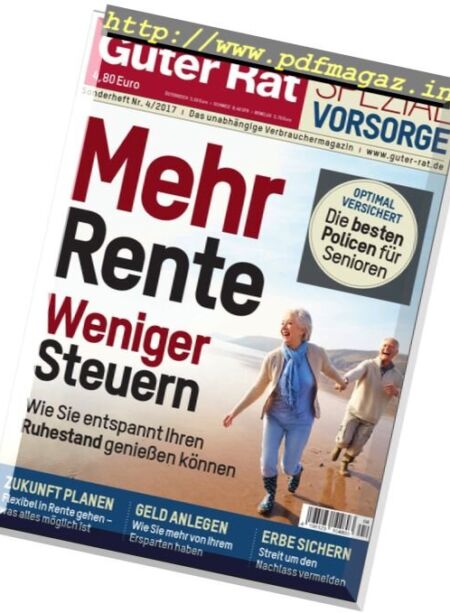 Guter Rat Sonderhefte – November 2017 Cover