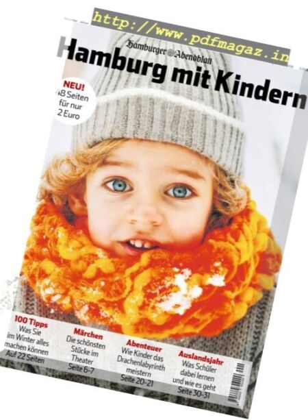 Hamburg mit Kindern – Dezember-Januar 2017 Cover