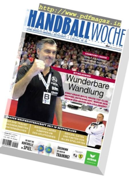 Handballwoche – 5 Dezember 2017 Cover