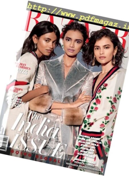 Harper’s Bazaar India – December 2017 Cover