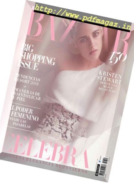 Harper’s Bazaar Mexico – diciembre 2017 Cover