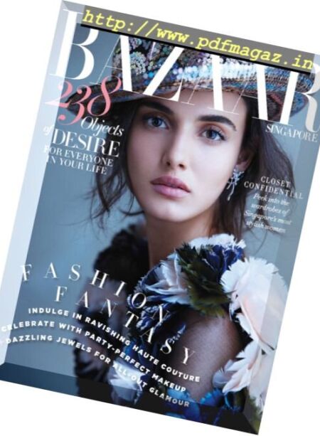 Harper’s Bazaar Singapore – December 2017 Cover