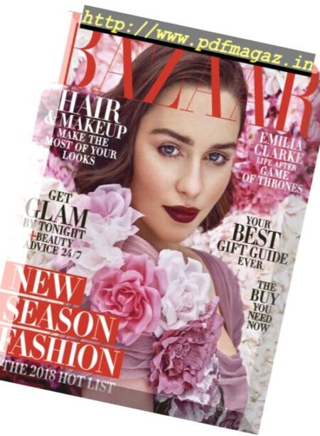 Harper’s Bazaar USA – December 2017 Cover