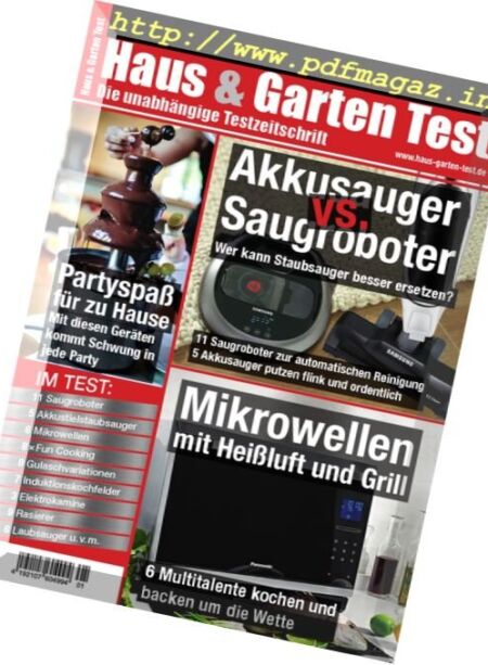 Haus & Garten Test – Januar-Februar 2018 Cover