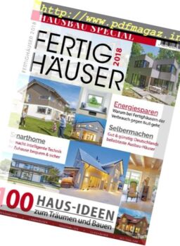 Hausbau – Spezial Fertighauser Nr. 1 2018