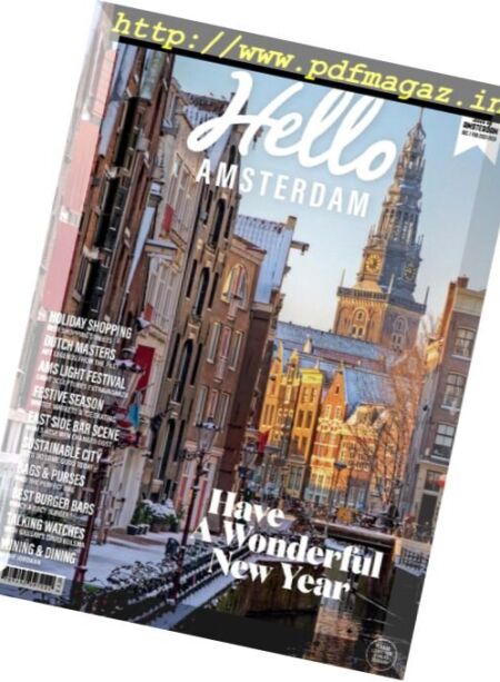 Hello Amsterdam – December 2017-February 2018 Cover