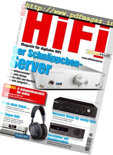 Hifi Einsnull Germany – Januar-Februar 2017 Cover