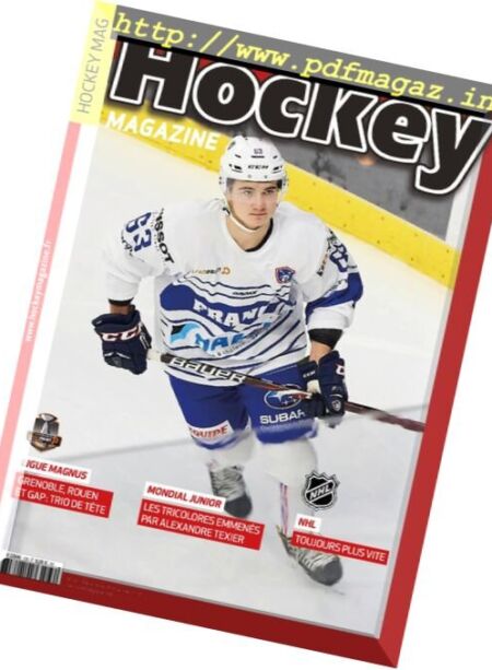Hockey Magazine – decembre 2017 Cover