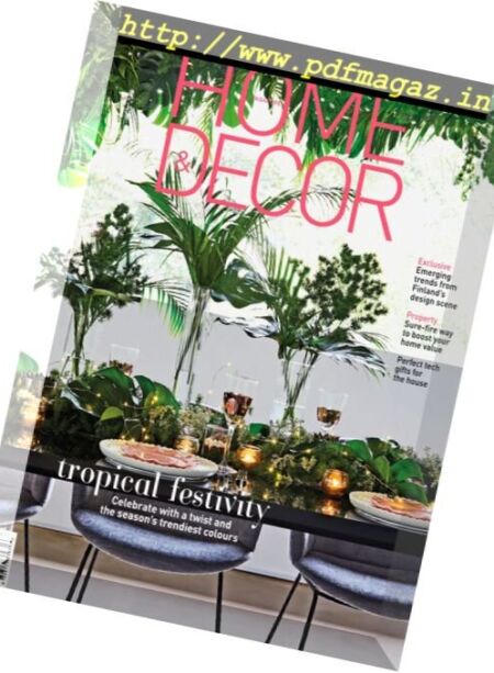 Home & Decor – December 2017 Cover