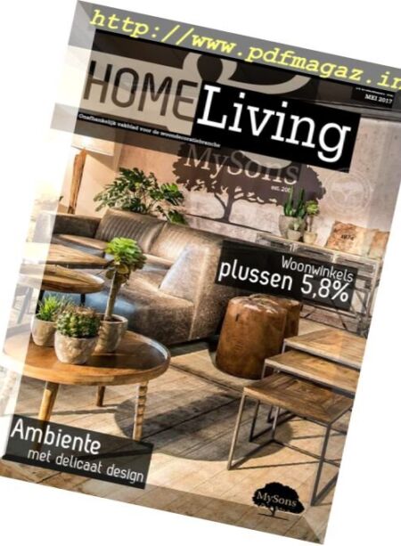 Home & Living Netherlands – Mei 2017 Cover