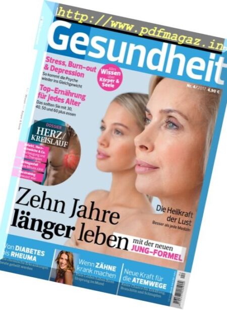 Horzu Gesundheit – November-Dezember 2017 Cover