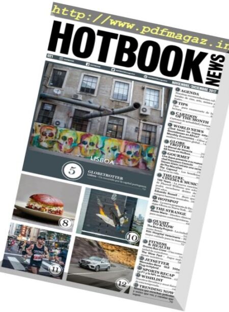 Hotbook News – diciembre 2017 Cover