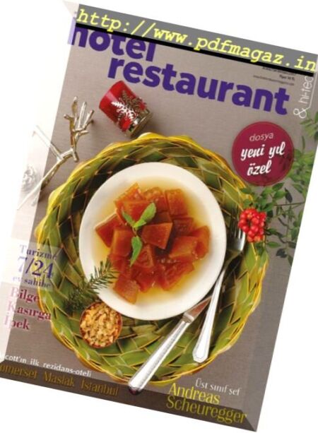 Hotel Restaurant & Hi-Tech – Aralik 2017 Cover