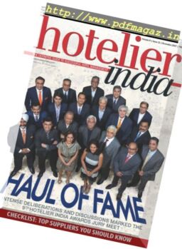 Hotelier India – December 2017