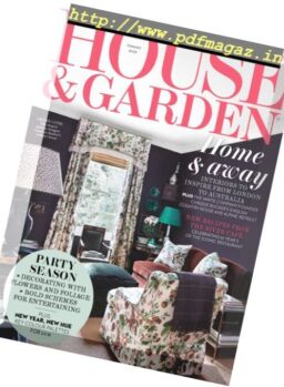 House & Garden UK – January 2018