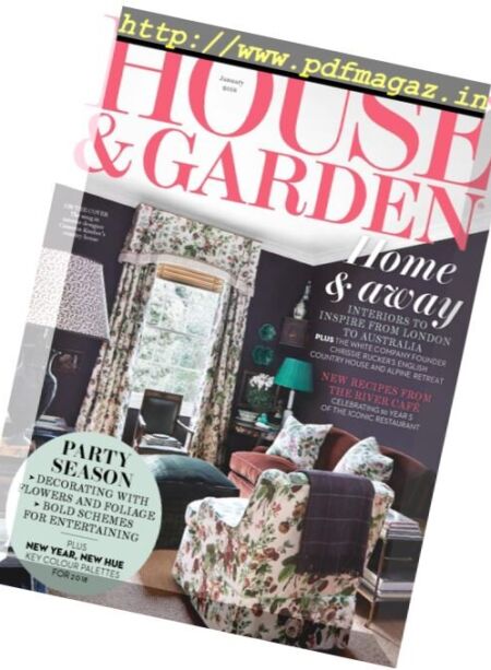 House & Garden UK – January 2018 Cover