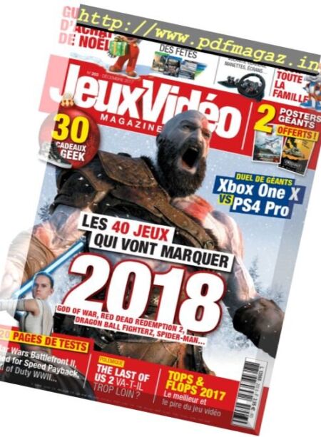 Jeux Video Magazine – decembre 2017 Cover