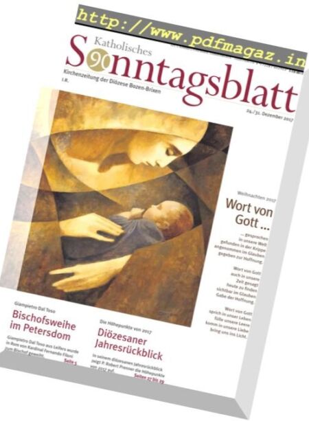 Katholisches Sonntagsblatt – 24 Dezember 2017 Cover