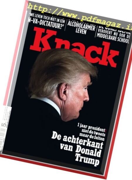 Knack Belgium – 10 Januari 2018 Cover