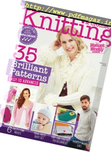 Knitting & Crochet from Woman’s Weekly – February 2018 Cover
