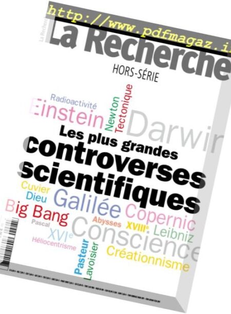 La Recherche – Hors-Serie N 24 – Decembre 2017 – Janvier 2018 Cover