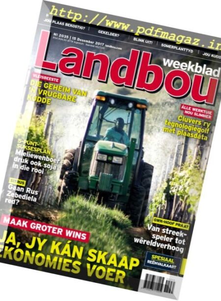 Landbouweekblad – 15 Desember 2017 Cover