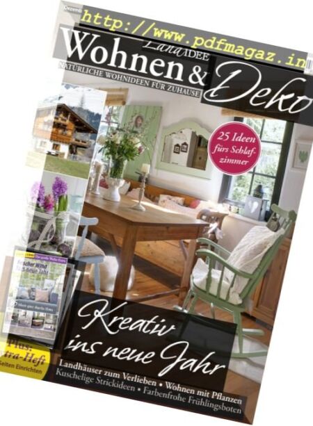Landidee Wohnen & Deko – Dezember-Januar 2017 Cover