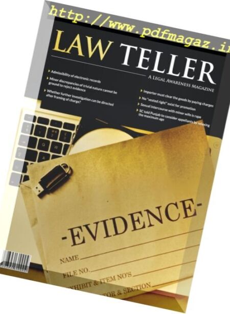 Lawteller – December 2017 Cover