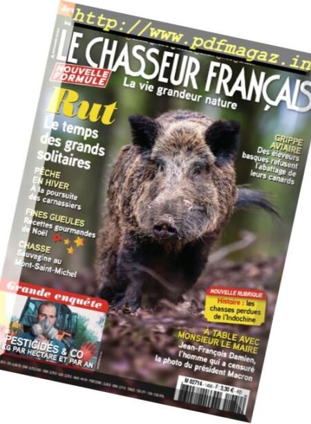 Le Chasseur Francais – decembre 2017 Cover