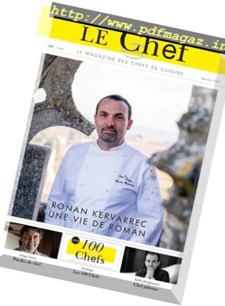 Le Chef – decembre 2017 Cover