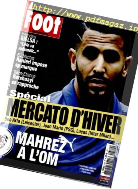 Le Foot – 17 novembre 2017 Cover