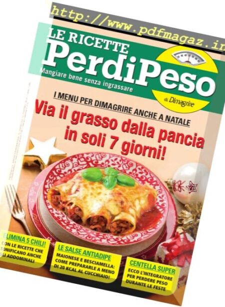 Le Ricette PerdiPeso – Dicembre 2017 Cover