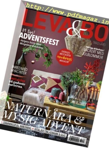 Leva & bo – 18 november 2017 Cover
