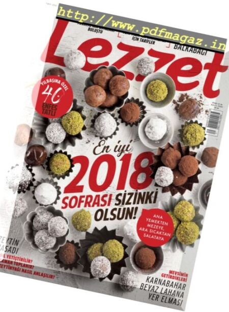 Lezzet – Aralik 2017 Cover