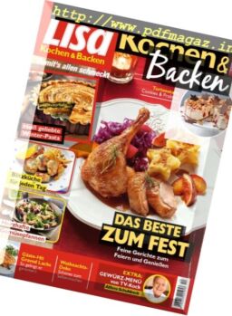 Lisa Kochen & Backen – Dezember 2017