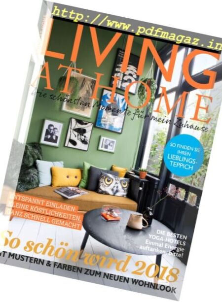 Living at Home – Januar 2018 Cover