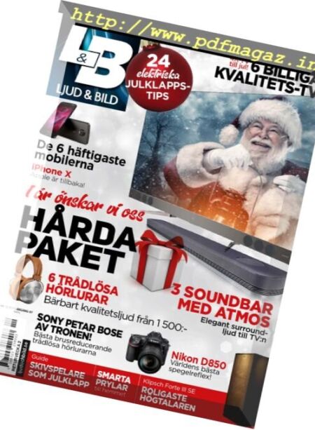 Ljud & Bild – december 2017 Cover