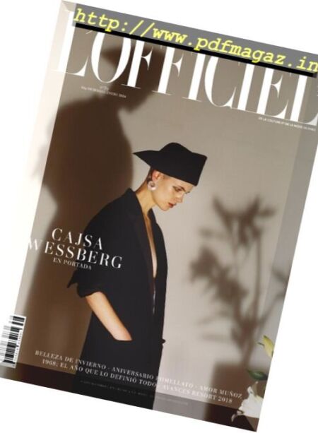 L’Officiel Mexico – diciembre 2017 Cover