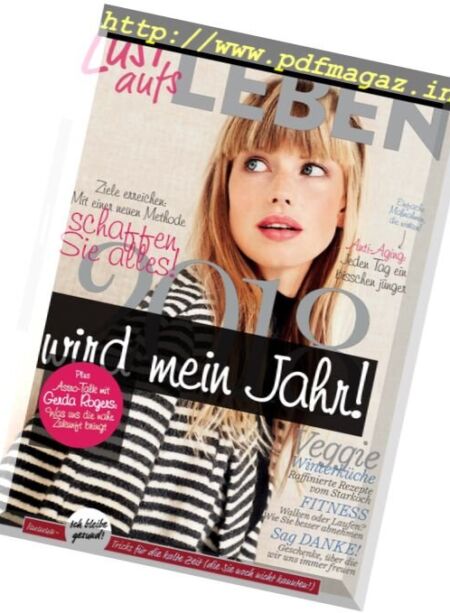 Lust aufs Leben – Dezember 2017 Cover