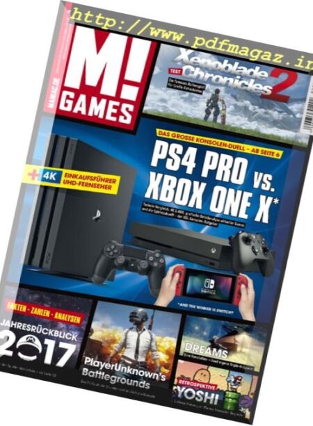 M! Games Germany – Januar 2018 Cover