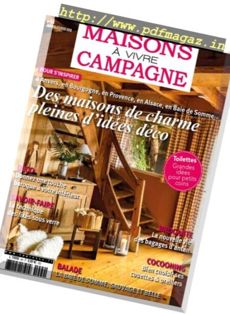 Maisons a Vivre Campagne – janvier-fevrier 2018 Cover