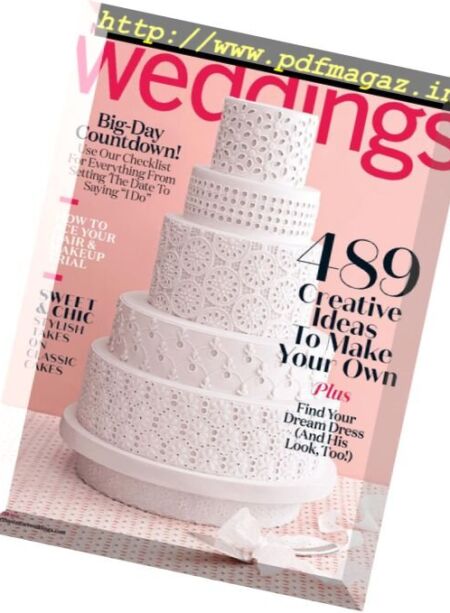 Martha Stewart Weddings – November 2017 Cover